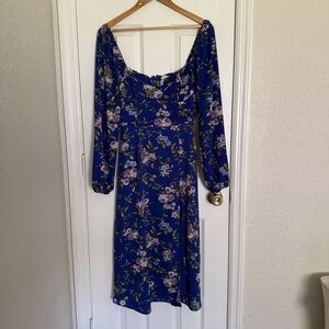 Forever 21 Floral Blue Dress Cottagecore